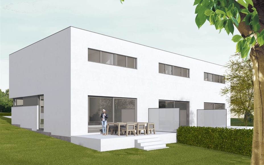 Nieuw te bouwen woningen in doodlopende straat in residentiële wijk ! Deze woningen bevinden zich in het centrum van Asse nabij alle faciliteiten. De woningen beschikken over een voortuin, terras en tuin aan de achtergevel van de woning. Er wordt gebouwd