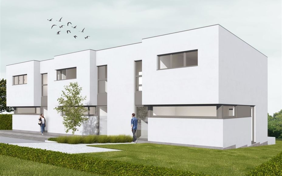 Nieuw te bouwen woningen in doodlopende straat in residentiële wijk ! Deze woningen bevinden zich in het centrum van Asse nabij alle faciliteiten. De woningen beschikken over een voortuin, terras en tuin aan de achtergevel van de woning. Er wordt gebouwd