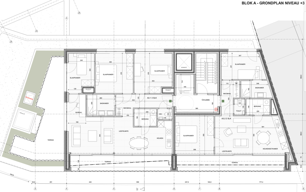 Plan 3de VD Blok A