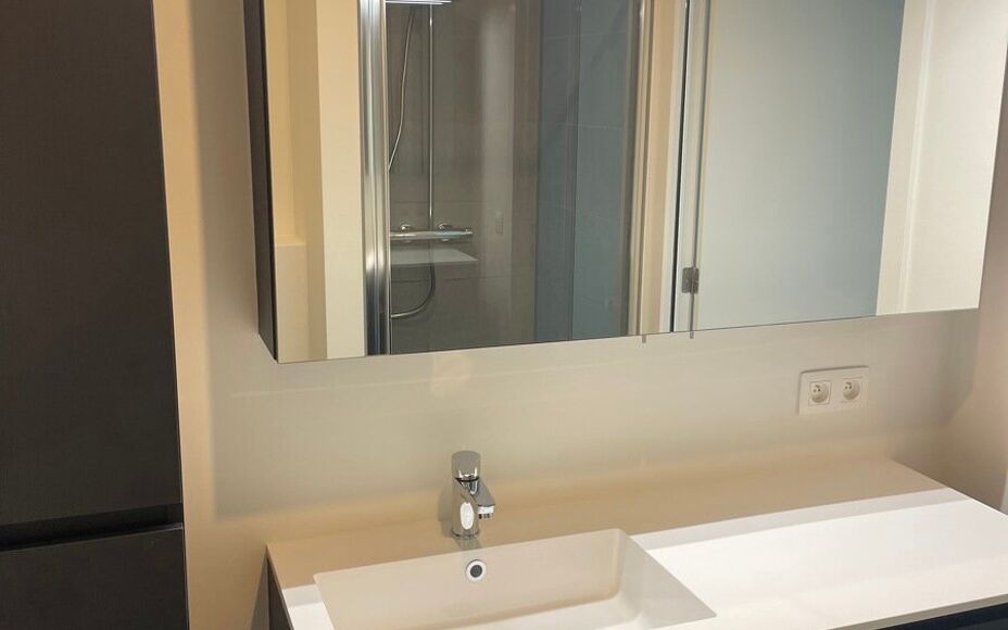 Leemans Immobiliën vous présente cet appartement neuf exceptionnellement écoénergétique, idéalement situé au cœur du centre animé d'Alost. Grâce à sa situation centrale optimale, commerces, hôpital, installations sportives, écoles et transpor