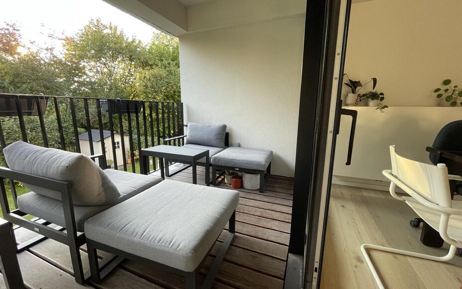 Appartement nouvelle construction à louer à Wemmel. Appartement très agréable. L'appartement se compose d'un hall d'entrée avec toilette, cuisine ouverte avec îlot de cuisson, salon avec accès à la terrasse, une chambre avec salle de bains et une 
