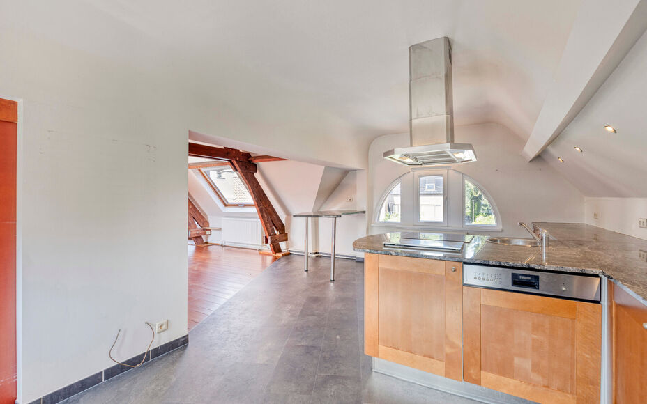 Leemans Immobiliën biedt u dit ruime en karaktervolle duplexappartement te huur aan, gelegen op een centrale locatie in Dilbeek.
Dankzij de uitstekende ligging bevinden winkels, scholen, openbaar vervoer, sportinfrastructuur en belangrijke invalswegen zi