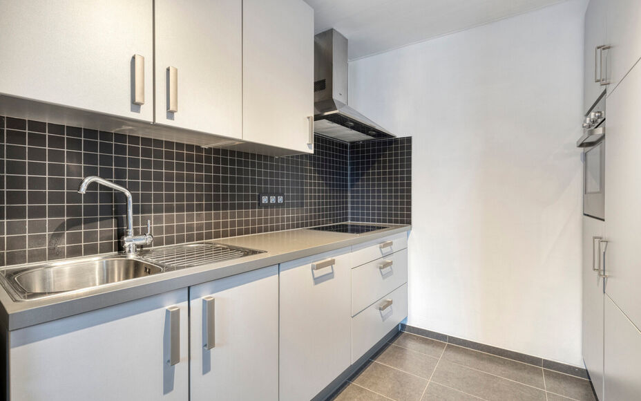 Instapklaar appartement met terras en garage in het centrum van Ninove
Bent u op zoek naar een volledig instapklaar appartement op een toplocatie in Ninove? Dan is dit aanbod van Leemans Immobiliën zeker het ontdekken waard.
Dit verzorgd appartement is g