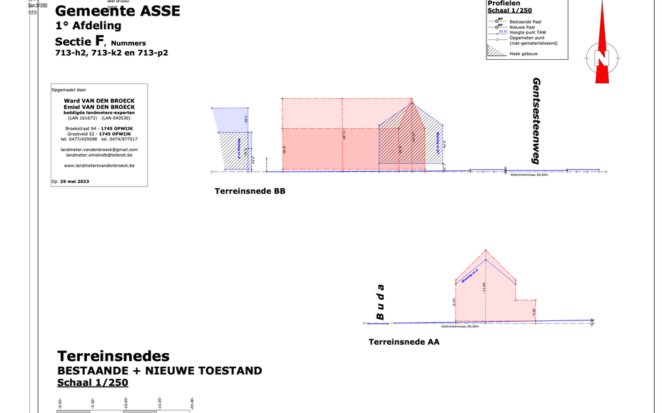 Halfopen bouwgrond te koop in Asse – centrale ligging!
Leemans Immobiliën biedt u  deze bouwgrond aan van 5a 30ca (Lot 1), ideale ligging in een centraal gelegen buurt van Asse. Deze grond is geschikt voor het oprichten van een halfopen bebouwing en co