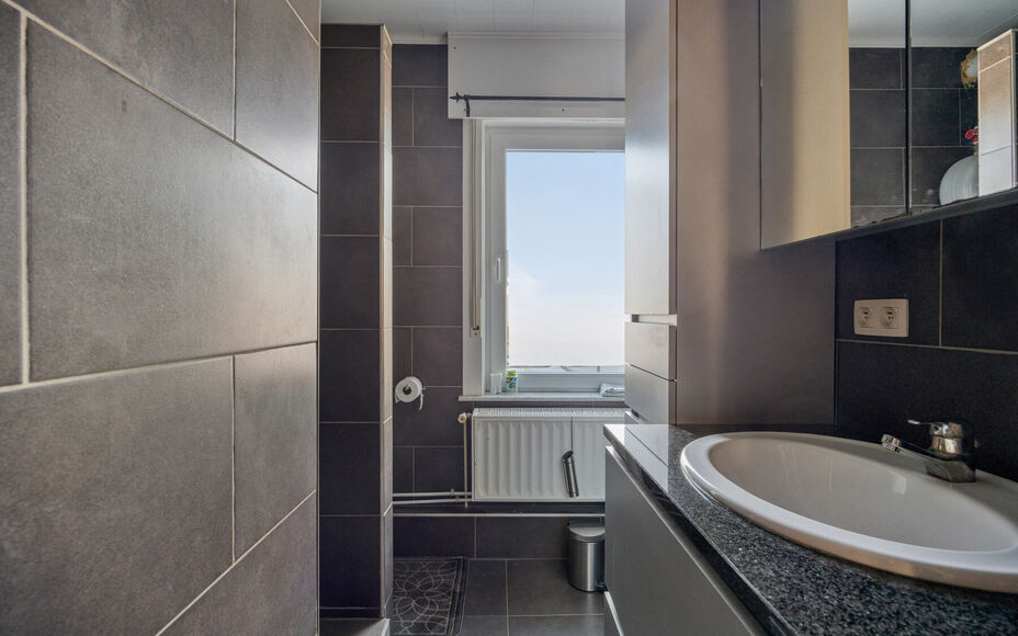 Leemans Immobiliën presenteert u  deze gerenoveerde, instapklare woning in het bruisende hart van Denderleeuw. Dankzij de uiterst centrale ligging bevinden alle belangrijke faciliteiten zich op wandelafstand: winkels, scholen, sportcentra én openbaar ve