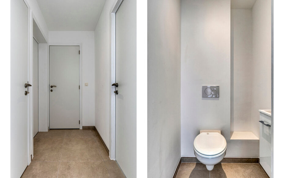 LEEMANS IMMOBILIËN présente cette maison entièrement rénovée et prête à l'emploi. Avec une situation extrêmement calme, tout en étant proche de toutes les facilités du centre d'Asse. 

La maison se compose comme suit.

Le rez-de-chaussée compre
