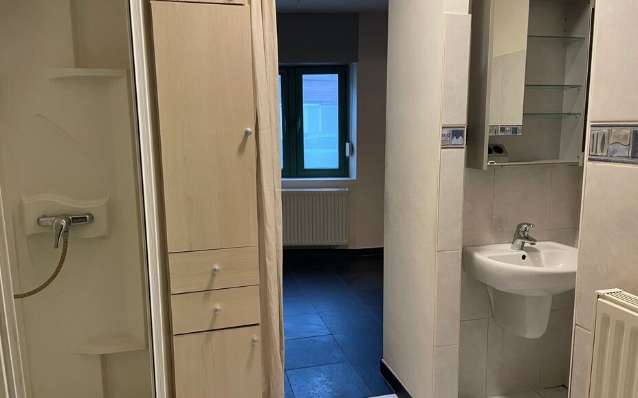 Leemans Immobiliën biedt u deze aangename gelijkvloerse studio aan, gelegen in het hart van het bruisende centrum van Asse. Dankzij de uiterst centrale ligging bevinden winkels, openbaar vervoer, scholen, sportinfrastructuur en belangrijke invalswegen zi