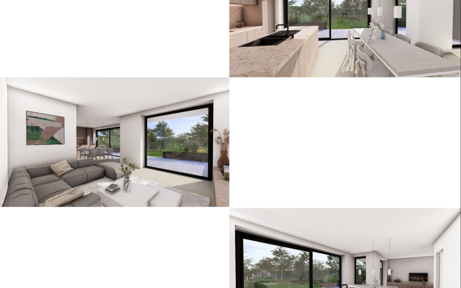 Leemans Real Estate vous propose cette maison neuve située en zone rurale à Asse. Des plans de construction sont déjà en cours pour une villa moderne et élégante d'une surface habitable de +/- 160,20 m².
Largeur façade GV et 1er étage : 10,50m (l